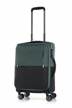 Suitcase Carry Case STRARIUM Spinner 55 36L 55 cm Expandable S size Can be carried on board nights Soft case Lightweight Warranty included 3kg Dark