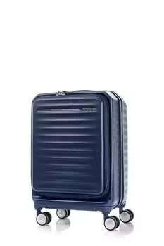 Suitcase FRONTEC Spinner Expandable allowed 38L 54cm 25cm Navy one size [American Tourister] 54/19 Carry-on 3.1kg тёмно-синий