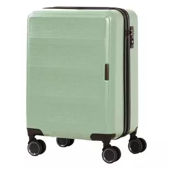 Suitcase Ripple 34L 46cm 3kg Hard Zipper 20201 Carry Bag Carry Case with TSA Lock Pistachio [Transit Lounge]