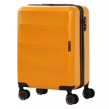 Suitcase Ripple 34L 46cm 3kg Hard Zipper 20201 Carry Bag Carry Case Equipped with TSA Lock Orange [Transit Lounge]