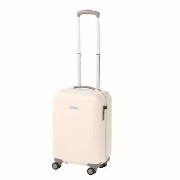 Suitcase Riva 34L nights allowed Twin casters 55cm Ivory [Hiromichinakano] No.05011 2-3 2.9kg Carry-on