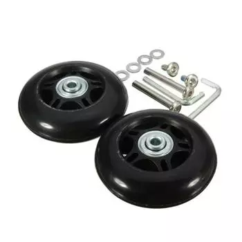 Suitcase Roller with Screws Replacement Trolley Casters for Luggage Box Suitcase Flexible Swivel Wheel Repair Accessory N
