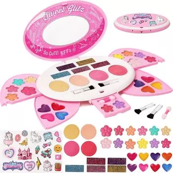SUITSMILE Makeup Kids Makeup Elementary School Makeup Gift Set Day Gift Set, Girls, Cosmetics, Children, Additive-Free Set, Girls, Authentic, Students, розовый