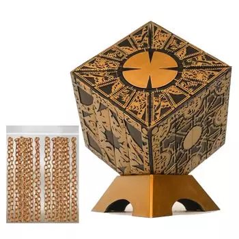 SUIZU Hellraiser Puzzle Box со съемной морфинговой основой и Chain Horror Movie Puzzle Box для домашнего офиса и декора