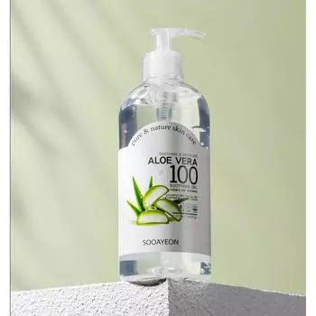 Sujin Aloe Vera 100 Soothing Gel 500ml Aloe/Soothing/After Sun, 2 pcs.