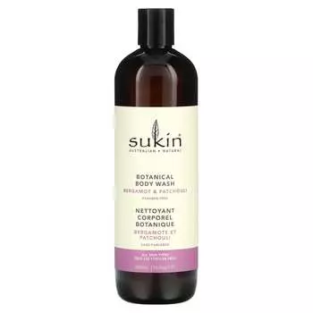 Sukin, Botanical Body Wash, Bergamot & Patchouli, 500 ml (16.9 oz)