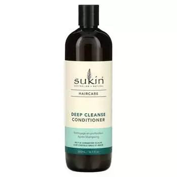Sukin, Глубокоочищающий кондиционер, для жирной и грубой кожи головы, 16,9 жидких унций (500 мл)