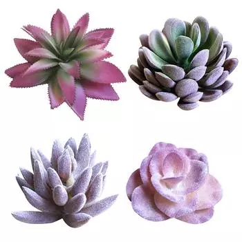 Суккулентное растение Цветочная композиция DIY Бонсай Домашний Настольный Искусственный Цветок 6#