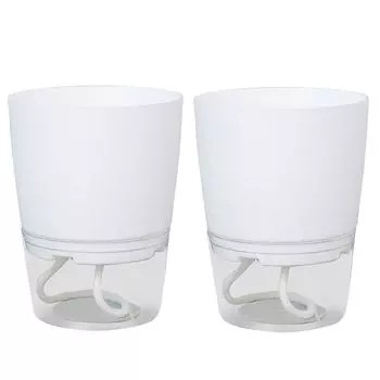 Суккулентное растение Полив Кашпо Самополивающийся Цветочный горшок Ленивый Цветочный горшок Самополивающийся Горшок для растений S