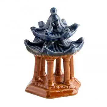 Суккулентный пейзаж Керамическое ремесло Миниатюры Фигурки Беседка Маленькое украшение Альпинарий Бонсай Модель 1