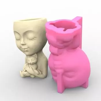 Суккуленты Цветочный Горшок Смола Силиконовая Форма Подходит для Diy Сад Бетон Цветочный Горшок Подсвечник Ремесла Домашний Декор