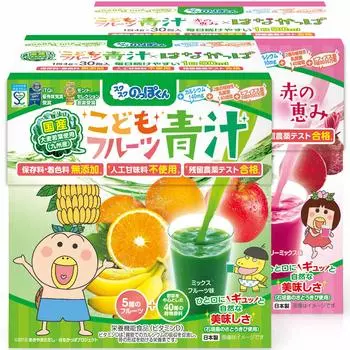 Sukusuku no Pokkun Под присмотром Hanakappa Фруктовый зеленый сок 2 коробки Набор разных вкусов Ca Молочнокислые бактерии Витамин D Пищевая клетчатка Железо Хорошее