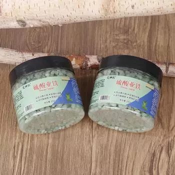 Сульфат железа, кислотолюбивое удобрение для растений, общее удобрение для цветов жасмина, железо, специальное удобрение для гардении, садовые принадлежности 7*7*5.7cm