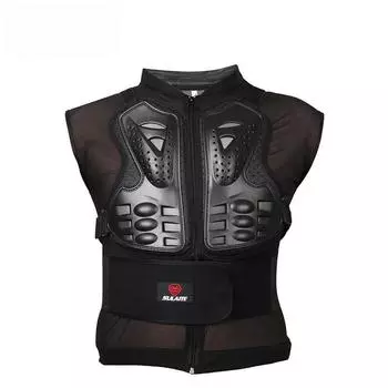 SULAITE Breathable Motorcycle Racing Armor - Летняя защитная экипировка без рукавов 3XL чёрный