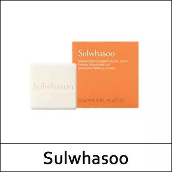[Sulwhasoo] (бо5) Фирменное женьшеневое мыло для лица 25 г / Мини-размер / (sgL)