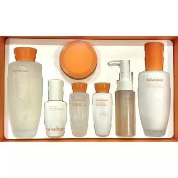 Sulwhasoo Essential Elastic Care 7 Set, Упаковка+ Сумка для покупок, 1 Набор, Набор популярной корейской косметики