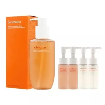 Sulwhasoo gentle cleansing foam 200ml + (foam 50mlx2 oil 50mlx2)