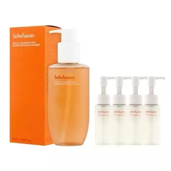 Sulwhasoo Gentle Cleansing Foam 200ml + (Oil 50mlx4)