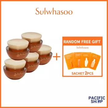 [Sulwhasoo] Концентрированный омолаживающий крем с женьшенем 5 мл*5 шт. (Образец) Rejuvenating Cream 5ml*5