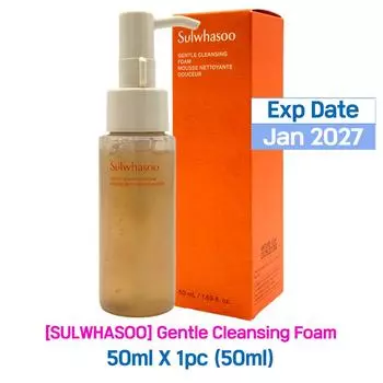 [SULWHASOO] Нежная очищающая пенка 50 мл (Образец) 1pc + Sample Gifts