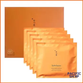 [Sulwhasoo] Обновляющая кремовая маска с концентрированным женьшенем EX, 5 листов No Box Sample 5sheets