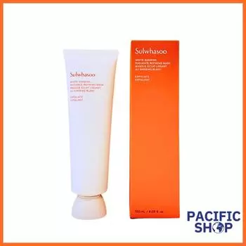 [Sulwhasoo] Очищающая маска для сияния белого женьшеня, 120 мл – осветляющая, осветляющая (Подходит для всех типов кожи)