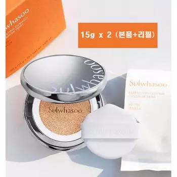 Sulwhasoo Perfecting Cushion 15 г x 2 SPF50+/PA+++ Нет. 21, 1 комплект