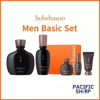 [Sulwhasoo] Skin For Men Набор эмульсий и восстанавливающих сывороток для укрепления кожи