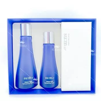 Sum37 Degree Waterful Refreshing Toner Большой Емкости Специальный Набор (Тонер 170 мл + Тонер 100 мл + Хлопок 70 листов), 1 набор, 170мл