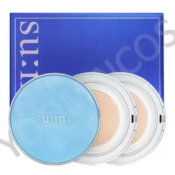 Sum37 Waterful Mesh Cushion Glow Special Set / Main product 13g + Refill 13g x 2, No. 1, 1 set