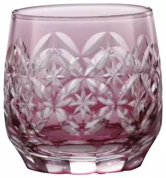 Сумида Эдо Кирикокан Кайсэки Чашка Перегородчатая перегородка Соединяющие звезды Розовый (Золотой Красный) YTM-3