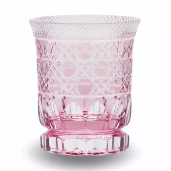 Сумида Эдо Кирикокан Рок Стекло Золото Красный 280мл Эдо Кирико Каваи Сарасо Хоккори Бокал Уокобучи с восьмиугольным узором Кагоме FG3-2