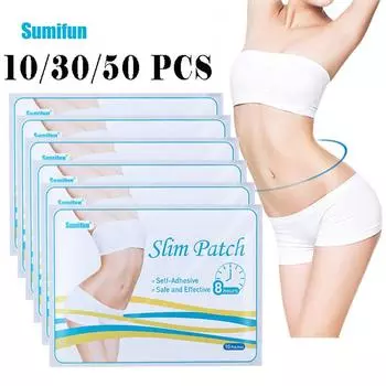 Sumifun 10 шт./пакет тонкий пластырь Keep Fit наклейка средство для похудения сжигание жира травяной медицинский пластырь детокс красота тело 10pcs/1bag