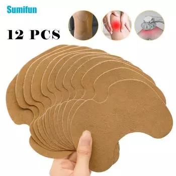 Sumifun 12 шт./лот горячий коленный шейный пластырь с экстрактом полыни, наклейка, мышечная боль в суставах, артрит, облегчение боли, патч D3545