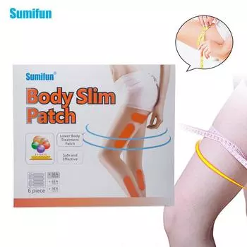Sumifun 18pcs/box Thigh Stickers Slim Patch Health Care Herbal Patch