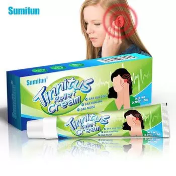 Sumifun 20 г лечебный бальзам для ушей от шума в ушах, облегчение боли в ушах