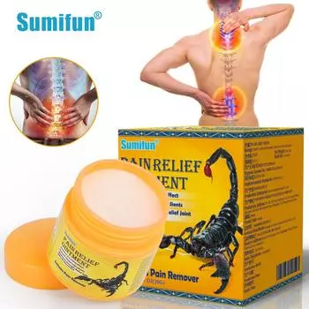 Sumifun 20 г обезболивающая мазь при ревматизме и артрите, обезболивающий крем, травяная мазь 20g оранжевый