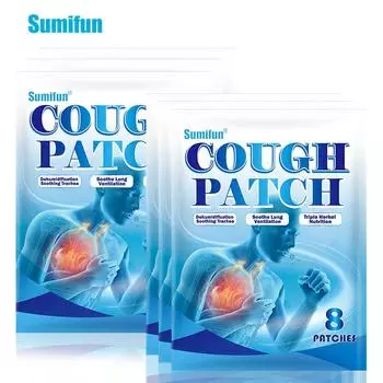 Sumifun 8 шт./пакет, пластыри для здравоохранения, наклейка на пупок, акупунктурные пластыри для здравоохранения, пластырь от кашля