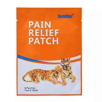 Sumifun 8 шт./пакет тигровый бальзам обезболивающий пластырь быстрое облегчение болей, пластырь для здравоохранения 8pcs-1bag