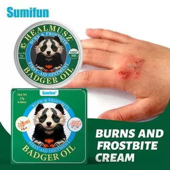 Sumifun Badger Balm Мазь от обморожения и ожогов для сухой, потрескавшейся кожи 40 г 40g