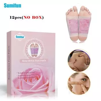 Sumifun Роза Детокс пластырь для ног токсины ноги для похудения очищающий китайский травяной медицинский пластырь подушечки для ног