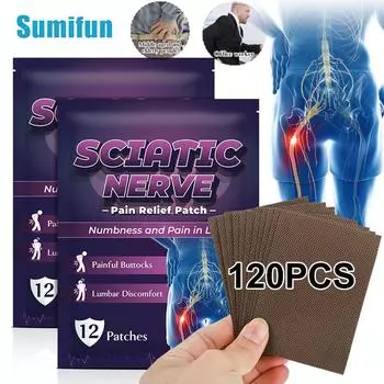 Sumifun седалищный нерв обезболивающий пластырь мышечный сустав Sprian уход стикер бедра ортопедический пластырь от боли 12pcs