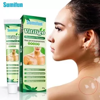 Sumifun Treatment Ointment Leukoplakia White Spot Skin Repair Cream Pigment Melanin Plaster