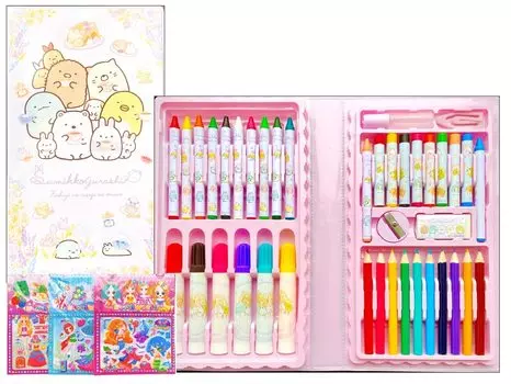 Sumikko Gurashi Book Type Канцелярские принадлежности 42 Чертежи Канцелярские принадлежности 1 Чертежи Цветные Канцелярские принадлежности Набор для рисования Полярный 4 Набор, Типы, Набор, Набор, +