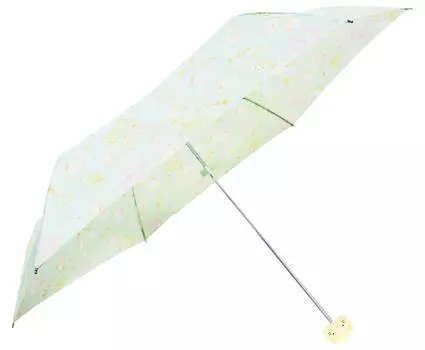 Sumikko Gurashi Die Cut Folding Umbrella Cat Ice Light Green