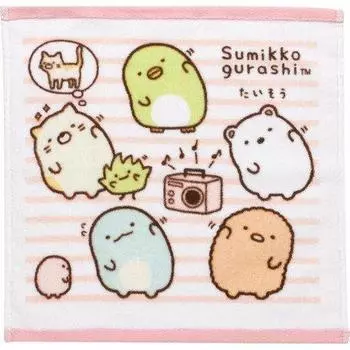 Sumikko Gurashi Hand Towel Pink