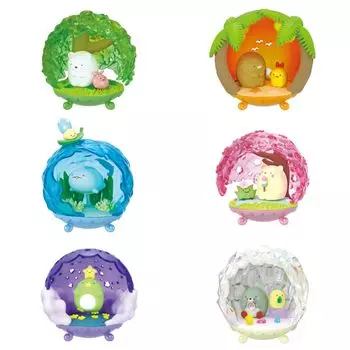 Sumikko Gurashi Happy Heartwarming Spot 1BOX Approximately H70 x W140 x D70mm Made of ABS Re-ment Sumikko s PVC,
