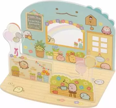 Sumikko Gurashi Коллекция Sumikko Gurashi Work Play Series Scene Акриловая подставка Flower Shop FR72601 San-X