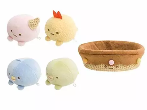Sumikko Gurashi Pen Pen Мороженое Блестящая плюшевая игрушка-подражатель