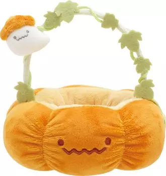 Sumikko Gurashi Scene Плюшевая игрушка-корзина с тыквой MF62301 San-X Миникко Хэллоуин